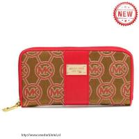 michael kors jet set continental logo groot rood portefeuilles Almere Stad Shop ifr53855